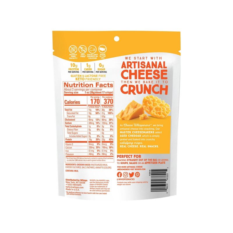 Whisps Cheddar Cheese Crisps, 3 of 11