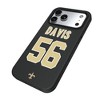 NFL New Orleans Saints Players Game Tactic Bump Cell Phone Case for Apple iPhone 17 Series - 2 of 4