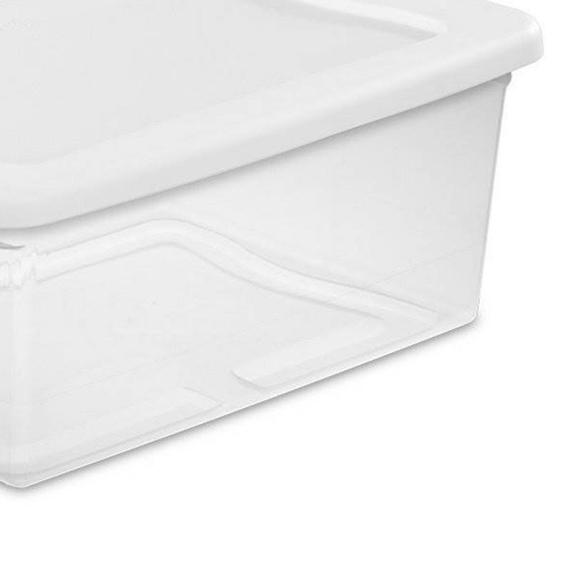 Sterilite Multipurpose Plastic Stackable Storage Box Container with Latching Lid for Home or Office Organization, 6 of 8