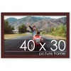 PosterPalooza | Classic Modern Brown Picture Frame - UV Acrylic, Backing Board, Hanging Hardware Included - 3 of 4