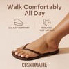 CUSHIONAIRE Cruise Flip Flops for Women Footwear | Vacation Beach Essentials | Casual Sandals with Wide Widths - 3 of 4