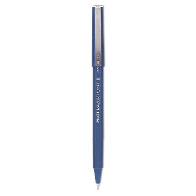 Pilot Razor Point II Super Fine Marker Pen Blue Ink .2mm Dozen 11003