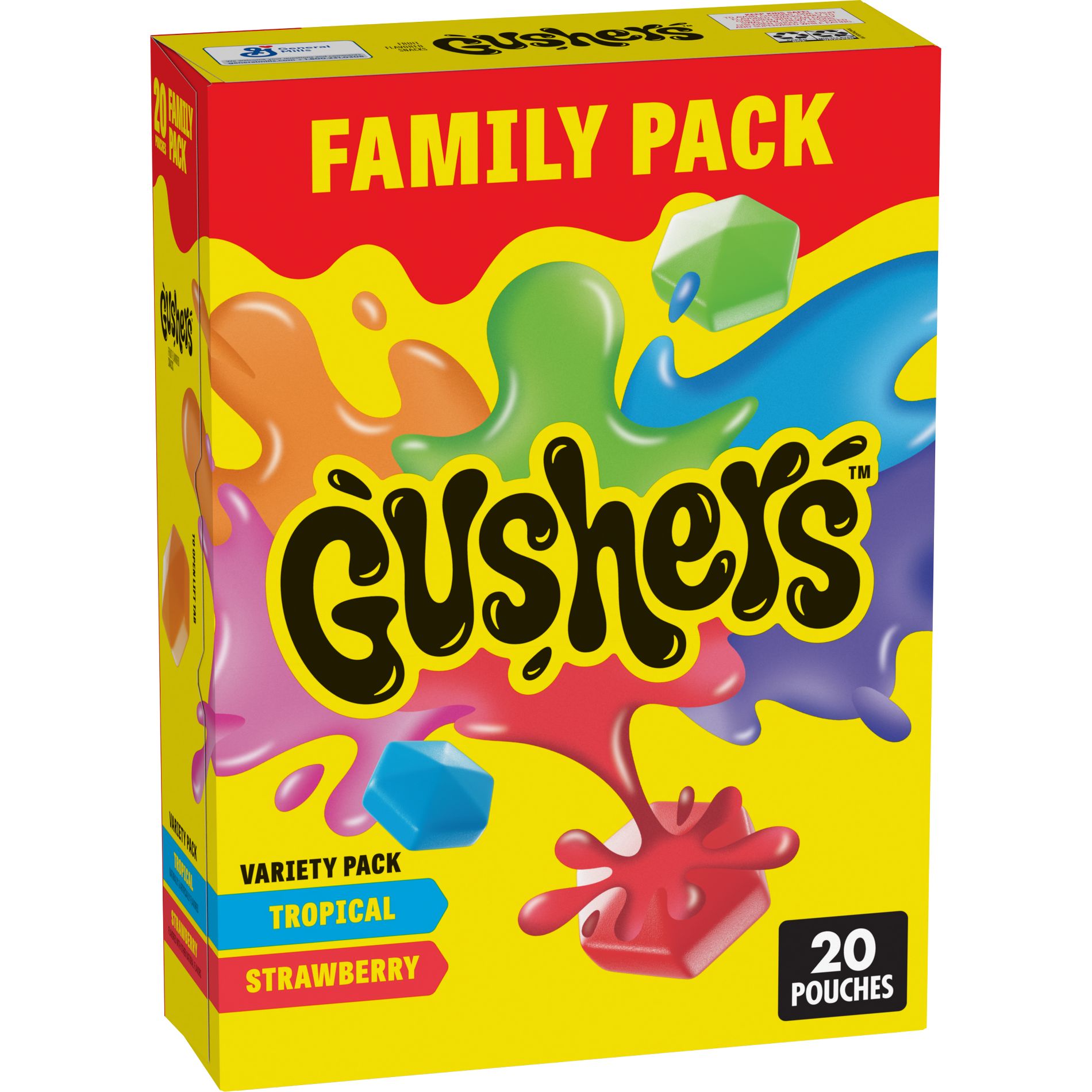 Fruit Gushers Fruit Snacks Strawberry/Tropical - 16oz/20ct