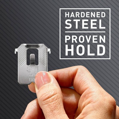 3M 25lb Hardened Steel Drywall Picture Hanger with Spot Marker, 4-Pack