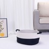 Unique Bargains Woven Handles Shelf Closet Storage Basket - 4 of 4