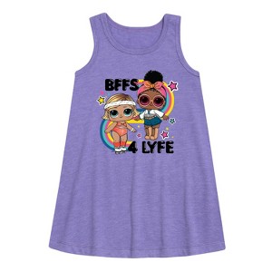 - LOL Surprise! - BFF 4LYFE Graphic Sleeveless Aline Dress - 1 of 2