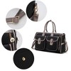 MKF Collection Genevieve Color Block Vegan Leather Women’s Duffle Bag by Mia K - 4 of 4