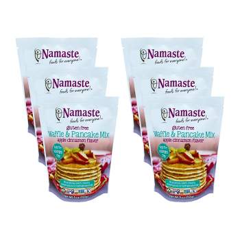 Namaste Foods Gluten Free Apple Cinnamon Waffle & Pancake Mix - Case of 6/9 oz
