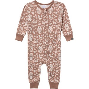 Modern Moments™ by Gerber Baby and Toddler Girls' Snug Fitting Footless Pajamas - 1 of 4