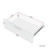 Karl Home 8-Drawer White Particle Board 47.24in. W Chest of Drawer - 3 of 4