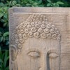 NAYSAYE Fountain Indoor Outdoor Figurine Water Feature High Sandstone Design for Garden Patio Lawn, Beige, 13"*39.4"*49.5" - 4 of 4