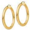 Black Bow Jewelry 5mm, 14k Yellow Gold Classic Round Hoop Earrings, 45mm (1 3/4 Inch) - 2 of 4
