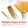 Princeton Heritage Round Brush, Synthetic Bristles, Short Handle Watercolor Paintbrush, Scarlet, Size 6, Pack of 2 - 3 of 4