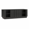 Greenwich TV Stand for TVs up to 65" Black Oak - Mr. Kate: Engineered Wood, Adjustable Shelving, Cable Management - image 4 of 4