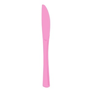 Smarty Had A Party Pink Disposable Plastic Party Knives - 600 pcs - 1 of 4