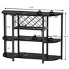 Aheaplus 47.24" Storage Wine Bottle & Glass Rack - 4 of 4