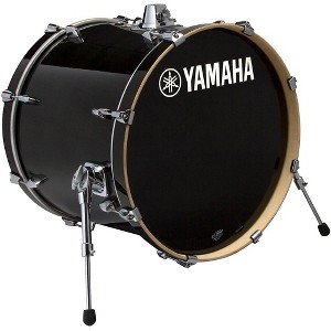 Yamaha Stage Custom Birch Bass Drum Level 2 18x15 in, Raven Black 190839648884 - 1 of 1