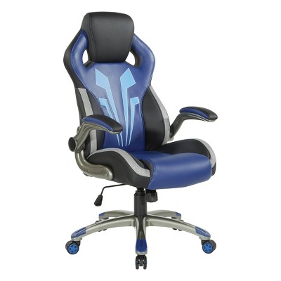 Ezra Adjustable Leg Rest Gaming Chair White - Mibasics : Target