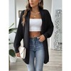 Coolmee Women Fashion Casual Oversized Open Front Long Sleeve Chunky Knit Cardigans Sweaters Outerwear Coats - 3 of 4