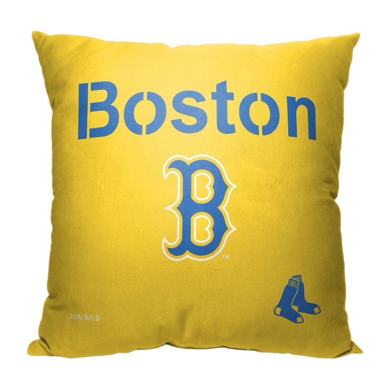 18&#34;x18&#34; MLB Boston Red Sox City Connect Decorative Throw Pillow, 1 of 6