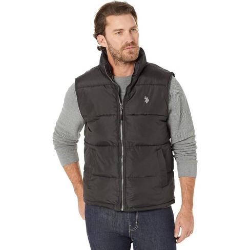 POLO RALPH LAUREN PACKABLE QUILTED VEST, | Black Men‘s Shell Jacket | YOOX