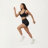 Anna-Kaci Active Women's Sports Bra with Scoop Neck, Wide Straps, and Contrast Stitch Detailing for Medium Support - 4 of 4
