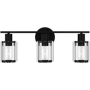 Quoizel Lighting Isla 3 - Light Vanity in  Matte Black - 1 of 3