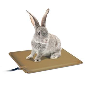 K&H Pet Products Outdoor Heated Small Animal Pad Tan 9" x 12" 25W