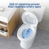 Elongated Two-Piece Toilets, 1.28 GPF Universal Height Siphonic Flush Toilet, cUPC Certification Water Efficient Bathroom Toilet(Toilet Seat Included) - 4 of 4