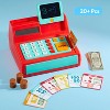 Kids Cash Register Toy for Kids 3-5 Year Olds with Play Money, Calculator & Write-On Pad, Learning Toy for Kids Age 3-5, Christmas Birthday Gift - 4 of 4