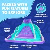 Sunny & Fun Inflatable Kids Backyard Double Water Slide Park, Purple - 3 of 4