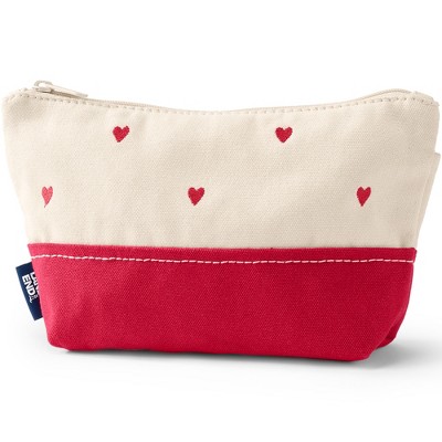 Lands' End Zipper Canvas Pouch
