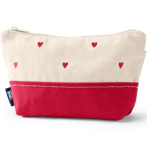 Lands' End Zipper Canvas Pouch - 1 of 4