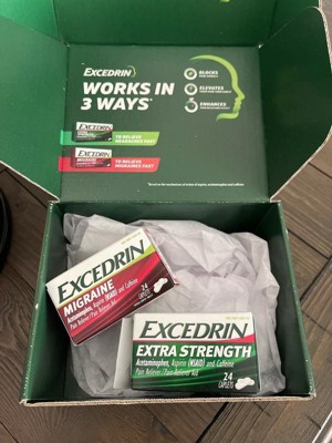 Excedrin Migraine Pain Reliever Caplets - Acetaminophen/aspirin (nsaid ...