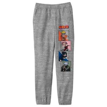 Naruto Classic Characters Youth Heather Gray Graphic Sweats