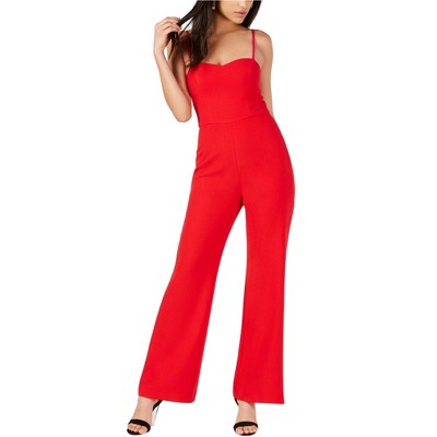 French Connection Womens Solid Jumpsuit