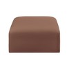 Meridian Furniture,Arc Vegan Leather Ottoman - 3 of 4