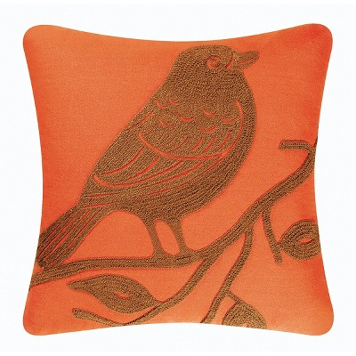C&F Home 18" x 18" Bird Rice Stitch Pillow