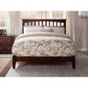 AFI Furnishings Mission Full Traditional Bed with Open Footboard and Turbo Charger in Walnut - 2 of 4