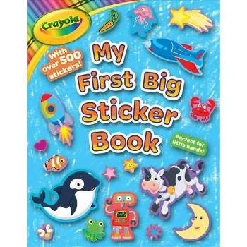 All Around Town Activity Book Innovative Side by Side Sticker Books - Spiral Binding allows The Sticker Book to Lay Flat - Over 500 Stickers and 12
