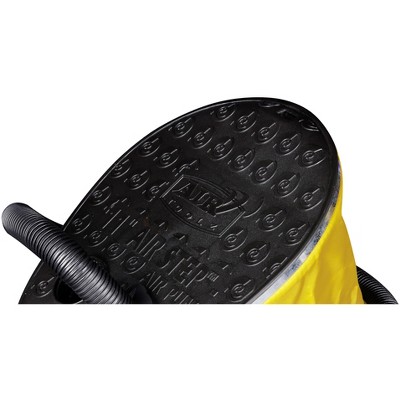 Yellow and Black Foot-Operated Air Pump for Inflatables
