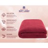 American Soft Linen 100% Cotton Turkish Oversized Bath Towel Sheet, 40x80 inches Extra Large Bath Towel Sheet - 4 of 4