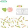 Unique Bargains Mini Ribbon Roses Fabric for Crafts Wedding 100 Pcs - 3 of 4