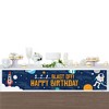 Big Dot of Happiness Blast Off to Outer Space - Rocket Ship Happy Birthday Decorations Party Banner - 3 of 4