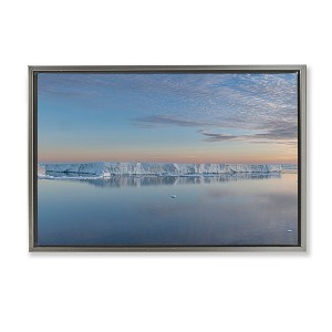 Stupell Industries Iceberg Ocean Reflection Floating Frame Canvas Art - 1 of 4