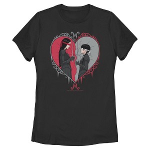 Womens Wednesday Face to Face T Shirt - 1 of 4