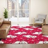 Heather Dutton Tis The Season Retro Santa RedRug - Deny Designs - 2 of 3