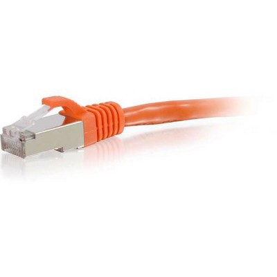 C2G-15ft Cat6 Snagless Shielded (STP) Network Patch Cable - Orange - Category 6 for Network Device - RJ-45 Male - RJ-45 Male - Shielded - 15ft