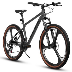 Gulches Mountain Bike 27.5 Inch Wheels, 21 Speed Road Bicycle for Men and Women,High Carbon Steel Frame Front Fork Bicycles, Adult Faster Racing Bike - 1 of 4