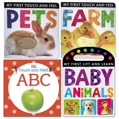 Kaplan Early Learning Photo Touch and Feel Board Books - Set of 4